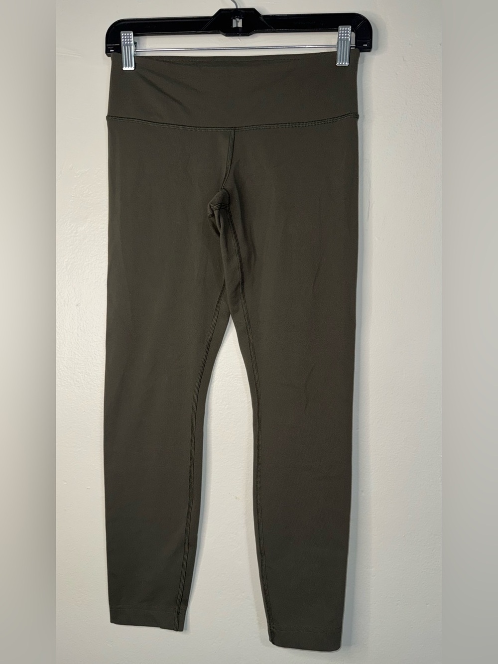 lululemon Wunder Under HR Tight Olive Green Leggings